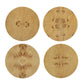 Fig Natural Burl Drum Side Table