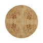 Fig 36" Natural Burl Drum Round Coffee Table