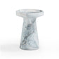 Zara Aegean Marble Indoor / Outdoor Side Table