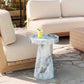 Zara Aegean Marble Indoor / Outdoor Side Table