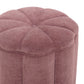 Fleur Textured Performance Velvet Storage Ottoman - Mauve