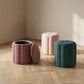 Fleur Textured Performance Velvet Storage Ottoman - Mauve