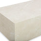 Romy 47" Rectangular Coffee Table - Faux Travertine