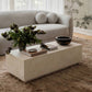 Romy 47" Rectangular Coffee Table - Faux Travertine