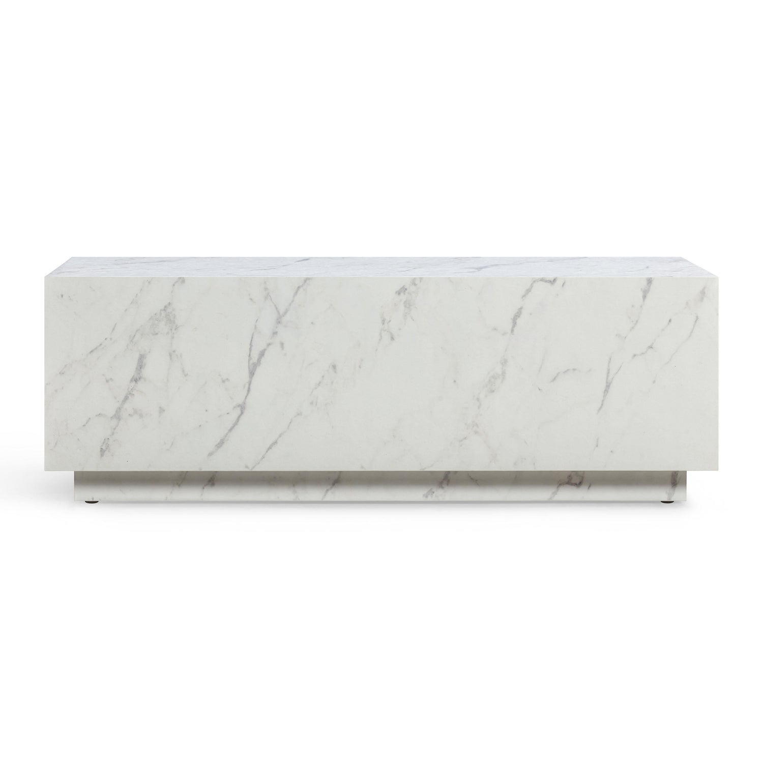 Romy 47" Rectangular Coffee Table - Faux Marble