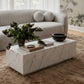 Romy 47" Rectangular Coffee Table - Faux Marble