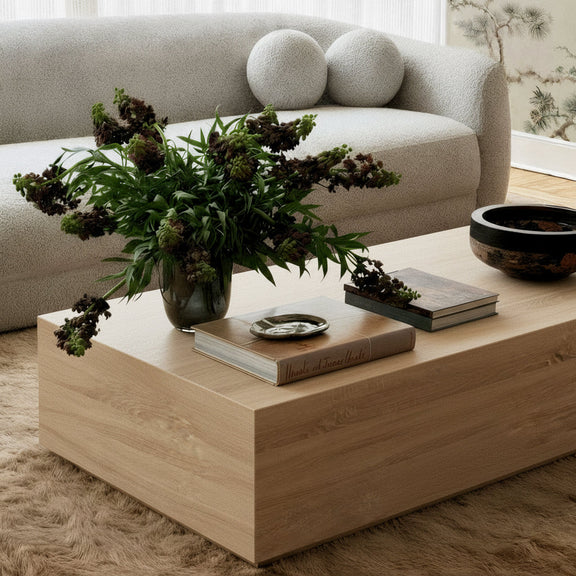 Romy 47" Rectangular Coffee Table - Faux Wood