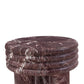 Delta Concrete Indoor/Outdoor Round Side Table - Red Levanto