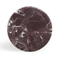 Delta Concrete Indoor/Outdoor Round Side Table - Red Levanto