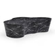 Slab 59" Concrete Indoor/Outdoor Coffee Table - Black Marble