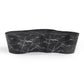Slab 59" Concrete Indoor/Outdoor Coffee Table - Black Marble