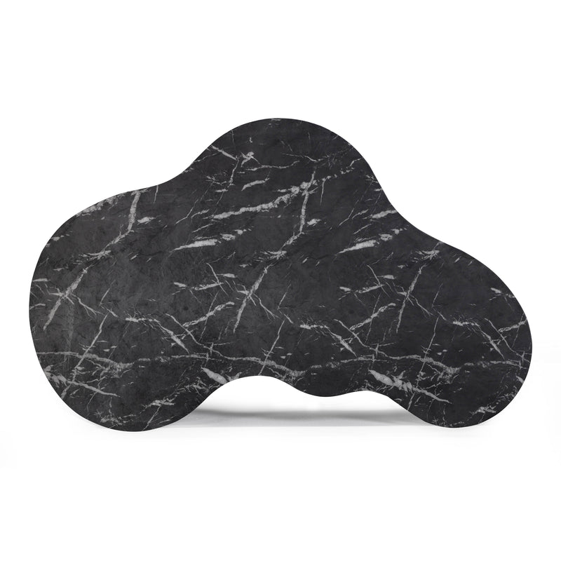 Slab 59" Concrete Indoor/Outdoor Coffee Table - Black Marble