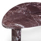 Libby Faux Red Levanto Marble Indoor/Outdoor Coffee Table (36"-48") - 36"