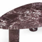 Libby Faux Red Levanto Marble Indoor/Outdoor Coffee Table (36"-48") - 48"
