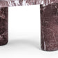 Libby Faux Red Levanto Marble Indoor/Outdoor Coffee Table (36"-48") - 48"