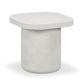 Suraya Indoor/Outdoor Concrete Side Table - Ivory