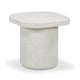 Suraya Indoor/Outdoor Concrete Side Table - Ivory