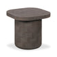 Suraya Indoor/Outdoor Concrete Side Table - Dark Umber
