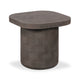 Suraya Indoor/Outdoor Concrete Side Table - Dark Umber