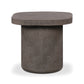 Suraya Indoor/Outdoor Concrete Side Table - Dark Umber