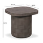 Suraya Indoor/Outdoor Concrete Side Table - Dark Umber