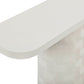 Suraya 55" Indoor/Outdoor Concrete Console Table - Ivory