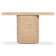 Suraya 55" Indoor/Outdoor Concrete Console Table - Faux Travertine
