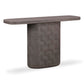 Suraya 55" Indoor/Outdoor Concrete Console Table - Dark Umber