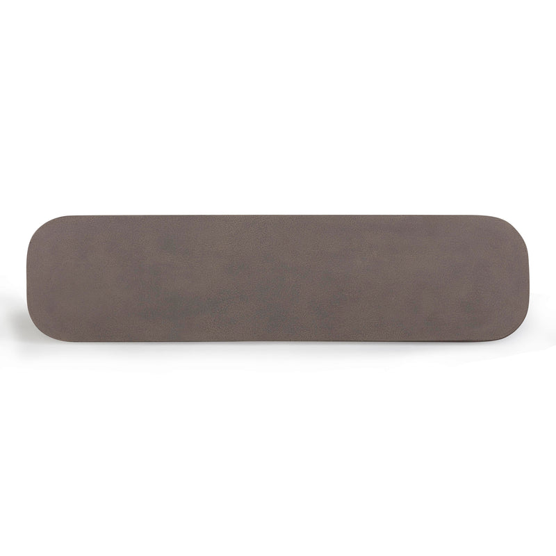 Suraya 55" Indoor/Outdoor Concrete Console Table - Dark Umber