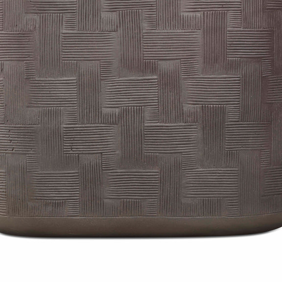 Suraya 55" Indoor/Outdoor Concrete Console Table - Dark Umber