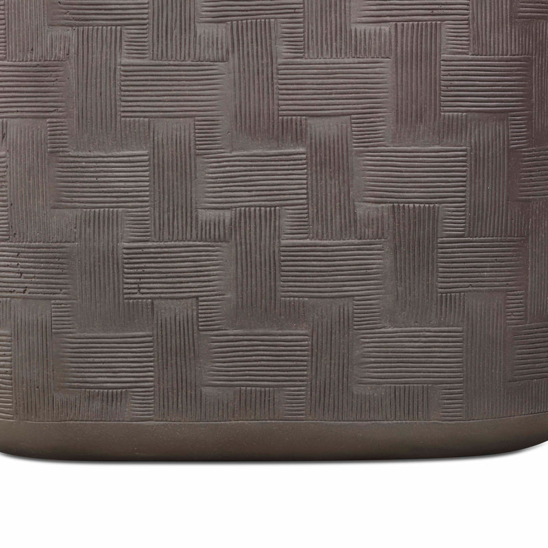 Suraya 55" Indoor/Outdoor Concrete Console Table - Dark Umber