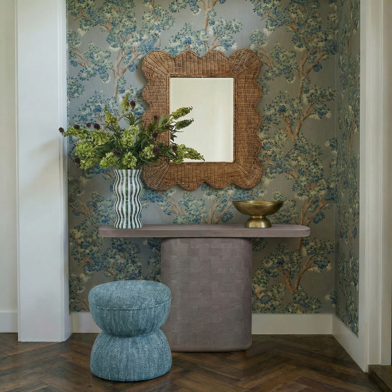 Suraya 55" Indoor/Outdoor Concrete Console Table - Dark Umber
