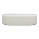 Suraya 55" Indoor/Outdoor Concrete Rounded Coffee Table - Ivory