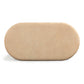 Suraya 55" Indoor/Outdoor Concrete Rounded Coffee Table - Faux Travertine