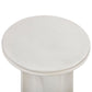 Cassandra Ivory Indoor/Outdoor Concrete Side Table
