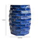 Trax Azul Blue Indoor/Outdoor Ceramic Side Table