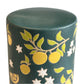 Tempest Citrus Indoor/Outdoor Ceramic Table - Lemon Citrus