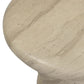 Hyre Faux Travertine Indoor/Outdoor Concrete Side Table