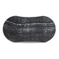 Hades 47" Black Faux Marble Indoor/Outdoor Concrete Coffee Table