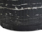 Hades 47" Black Faux Marble Indoor/Outdoor Concrete Coffee Table