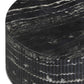 Hades 47" Black Faux Marble Indoor/Outdoor Concrete Coffee Table