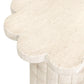 Blossom Washed Faux Travertine Indoor/Outdoor Concrete Side Table
