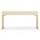 Pesce 59" Faux Shagreen 3-Drawer Console Table - Cream