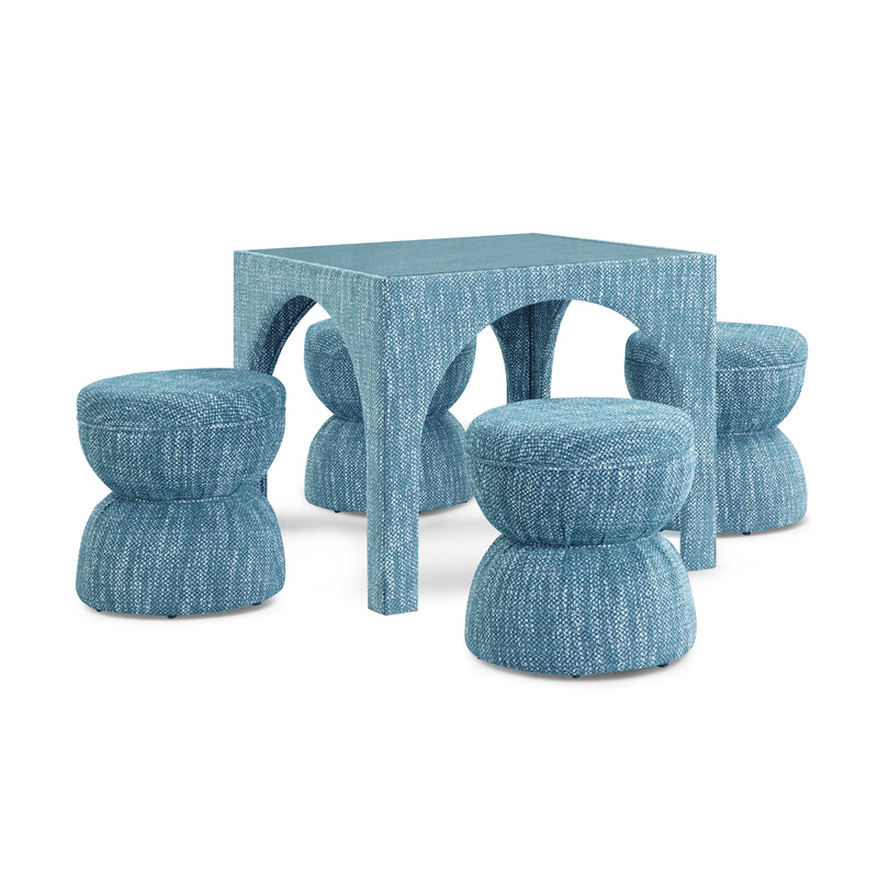 Tomlin 35" Square Mahjong Table - Teal