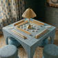 Tomlin 35" Square Mahjong Table - Teal