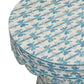 Lady Blue Ribbon Capiz Shell Round Side Table