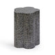 Truffle Black Mother of Pearl Shell Side Table