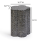 Truffle Black Mother of Pearl Shell Side Table