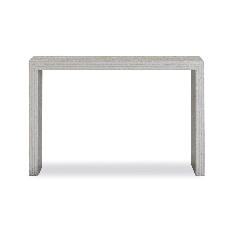 Cyprus 47" Cream Capiz Shell Console Table