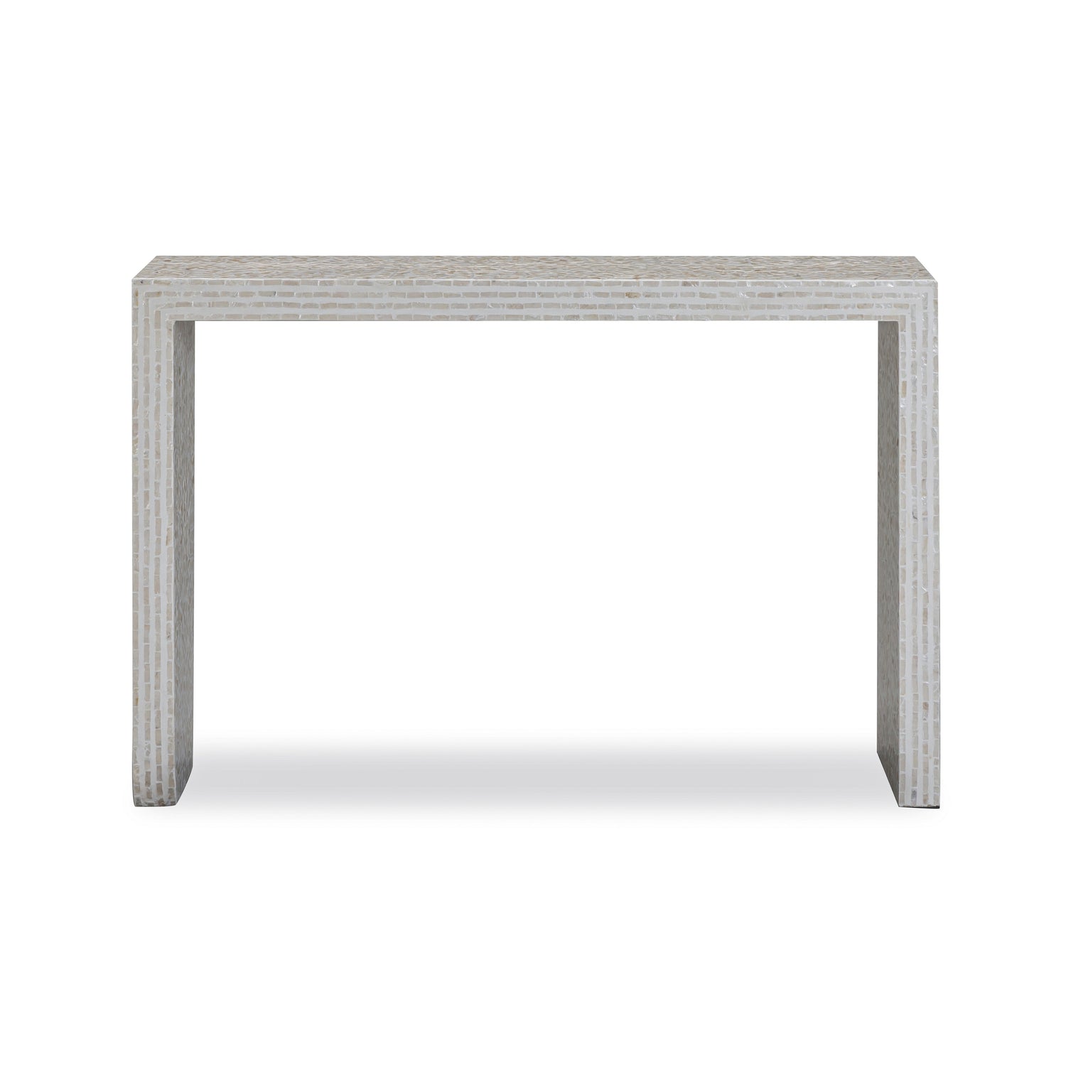Cyprus 47" Cream Capiz Shell Console Table
